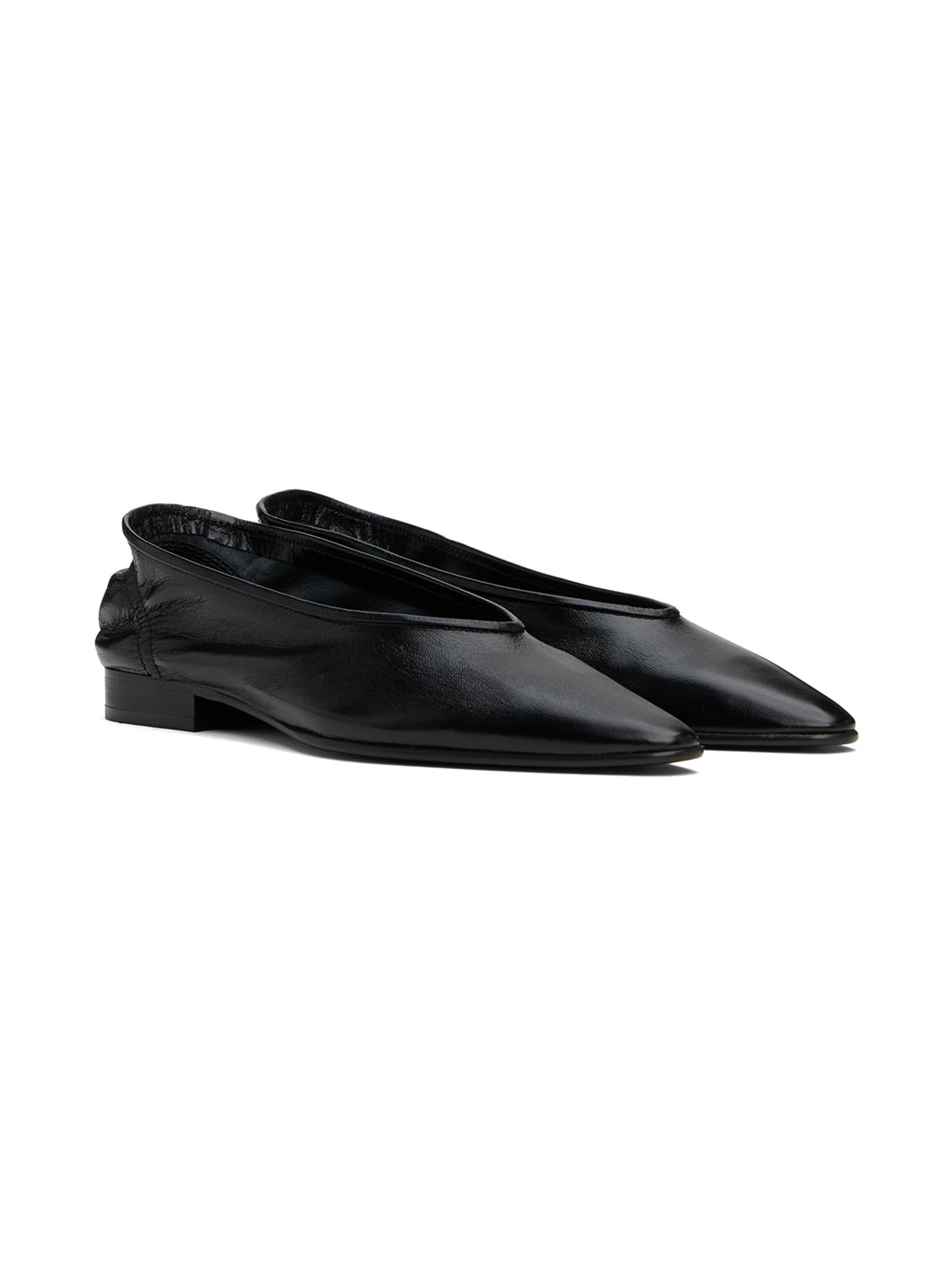 Black Carré Loafers - 4