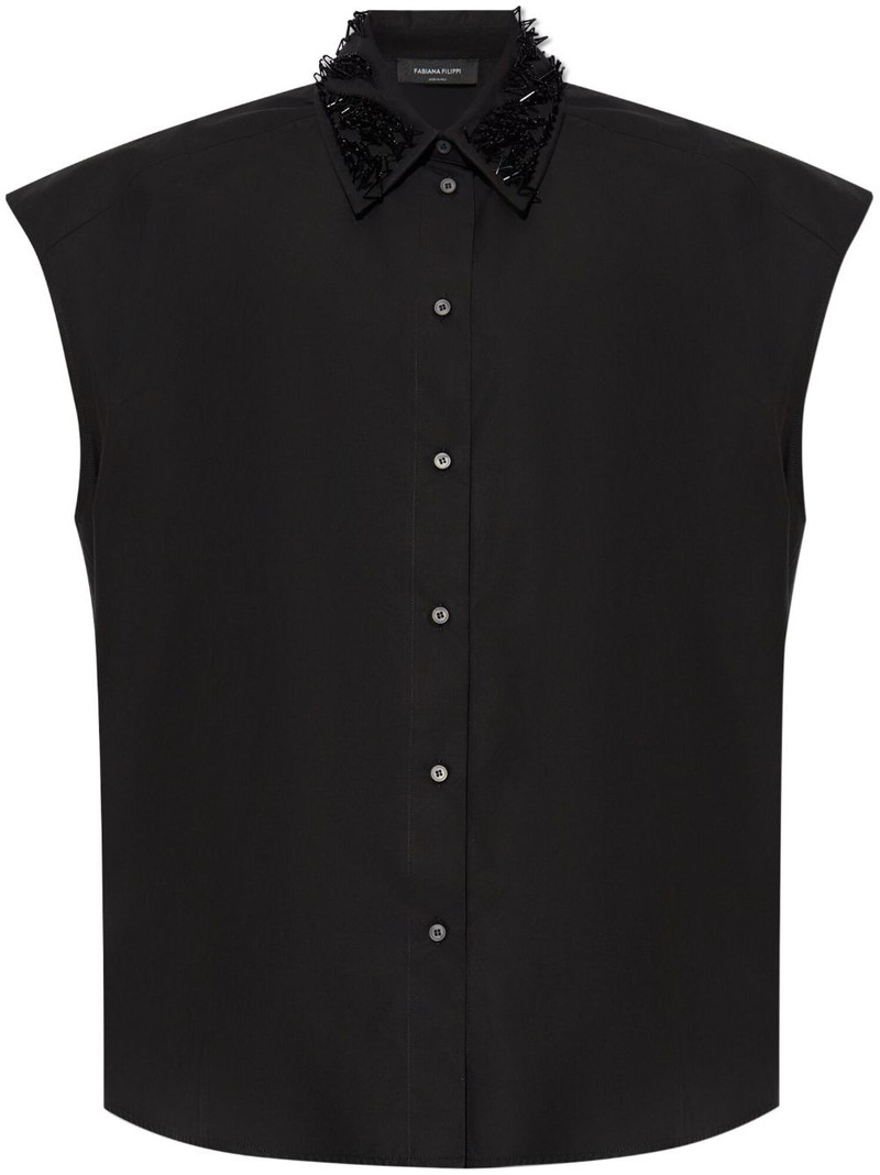 bead-detail shirt 1