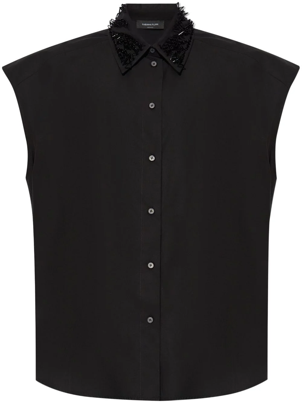 bead-detail shirt - 1