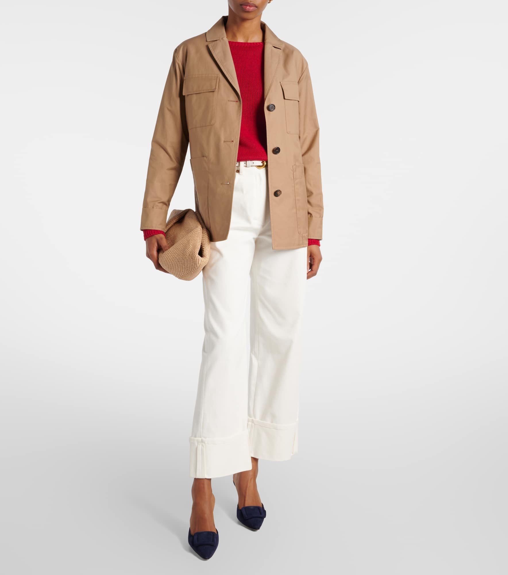 Giulia technical cotton-blend twill jacket - 2