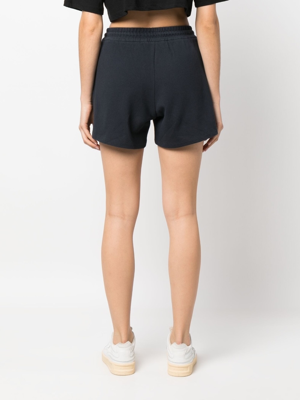 drawstring cotton shorts - 4