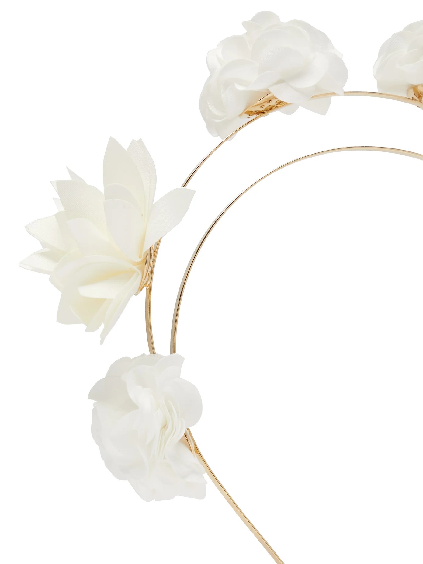 Sentiero faux-pearl and flower headband - 5