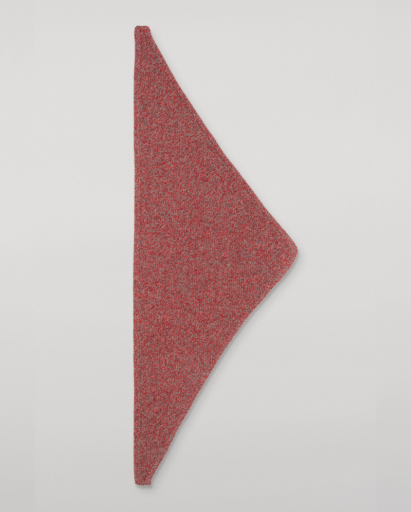 Keill Red Marl Cashmere Triangle 3