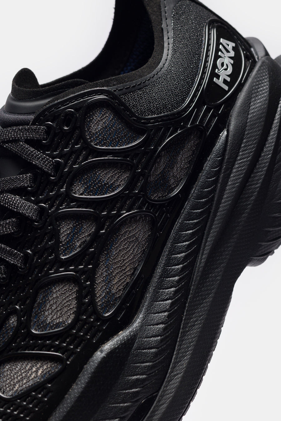Mach X Caged Sneaker in Black/ Midnight Blue - 5