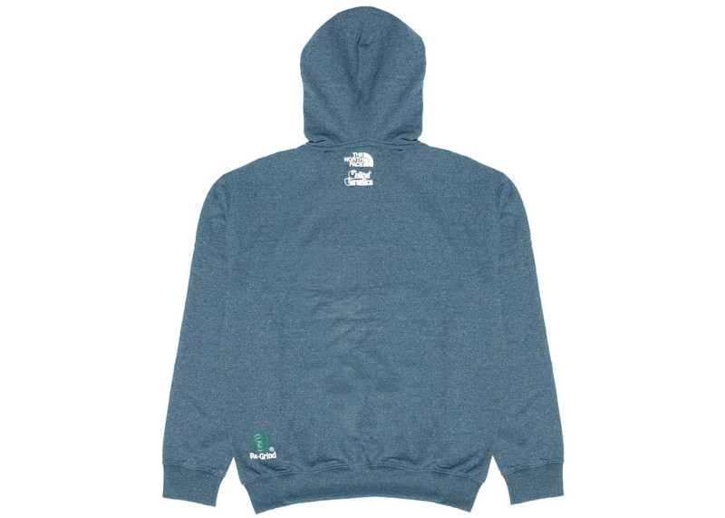 The North Face The North Face x Online Ceramics Regrind Hoodie Blue outlook