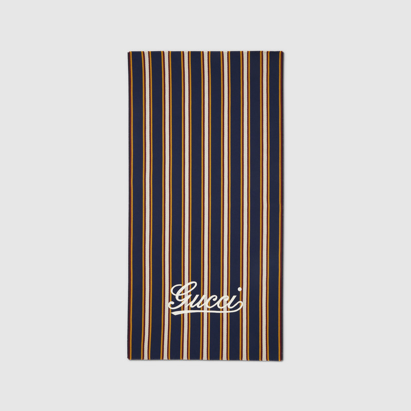 GUCCI Cotton jacquard beach blanket outlook