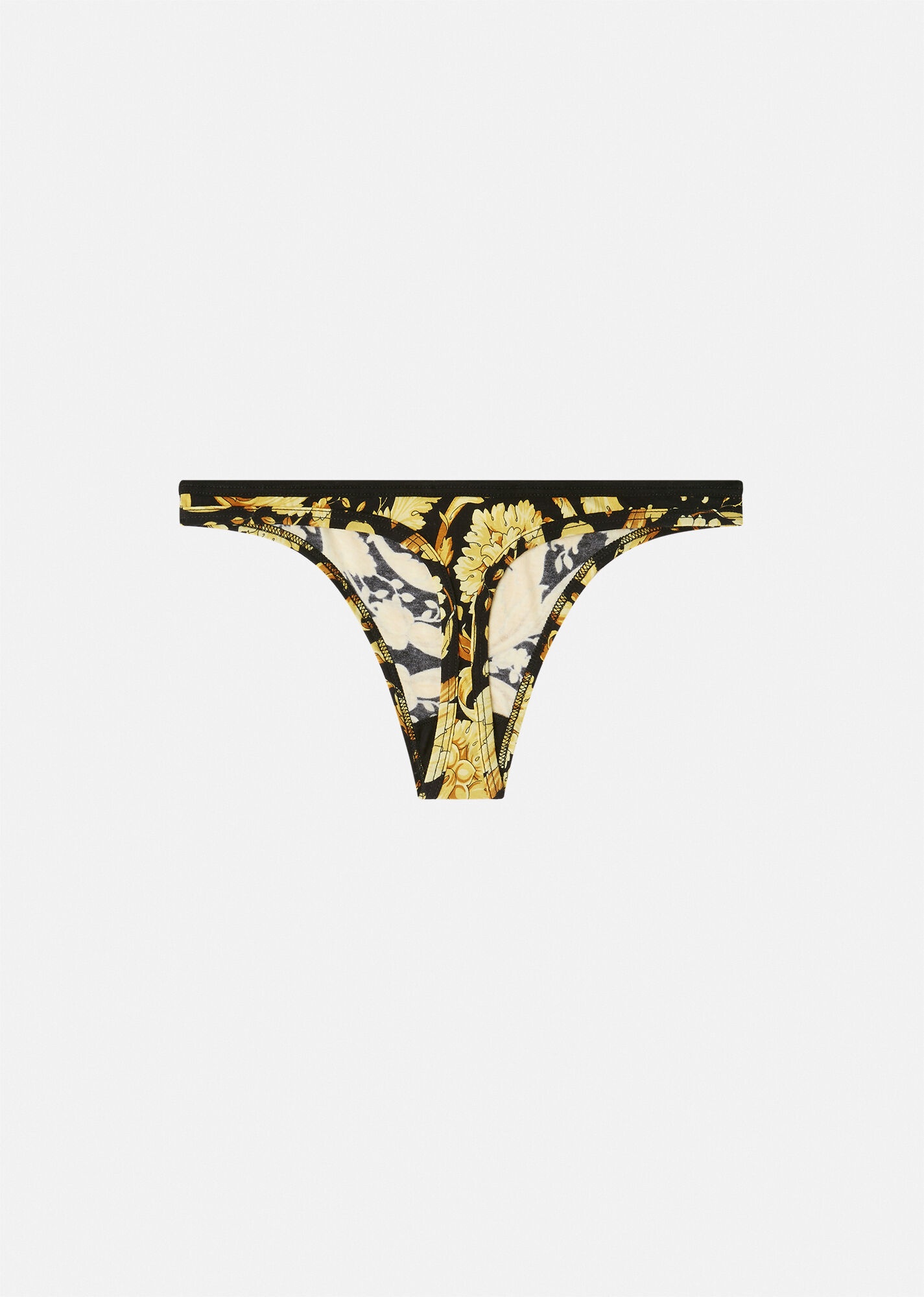 Barocco Print Thong - 3