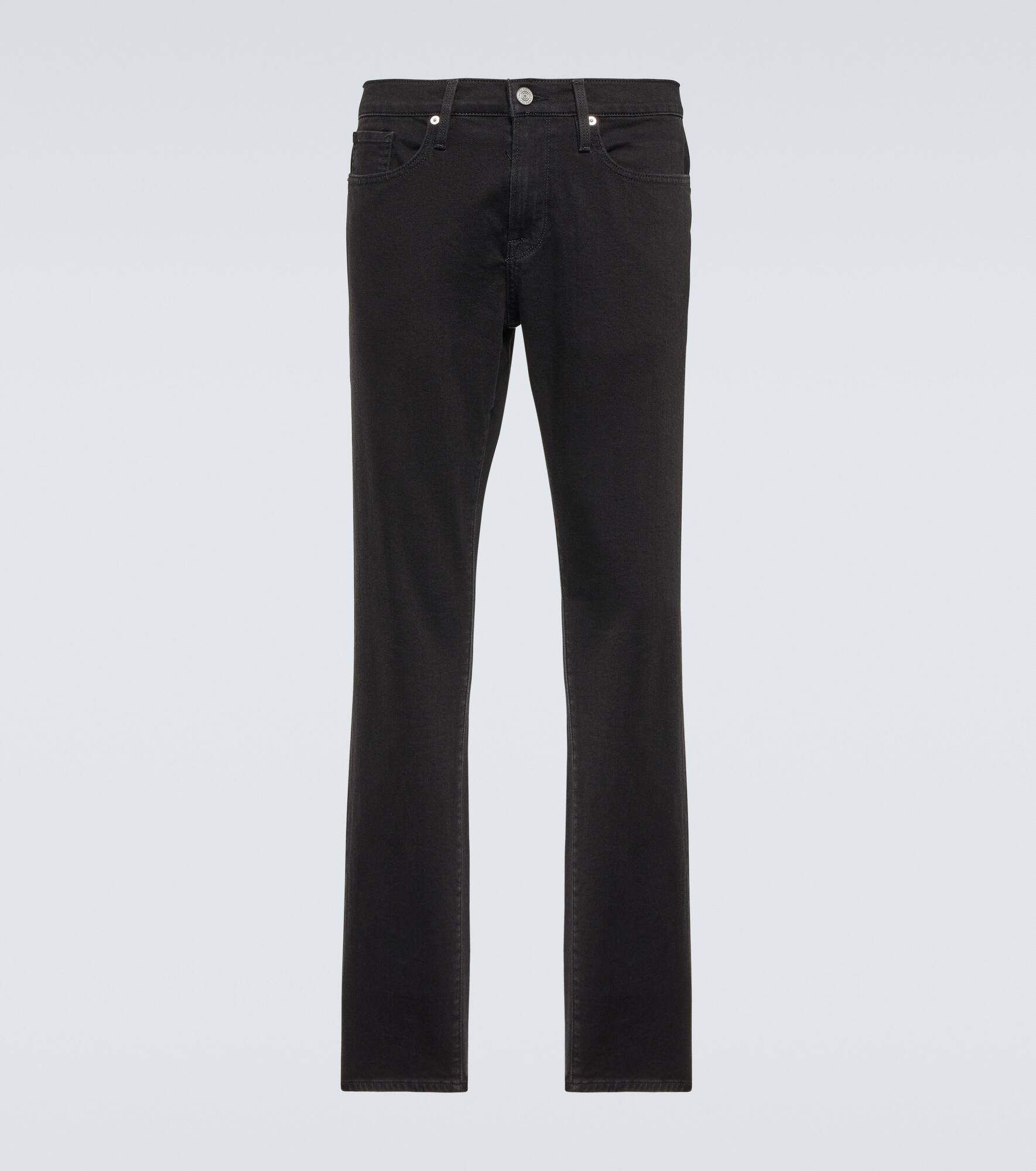 L'Homme mid-rise slim jeans - 1