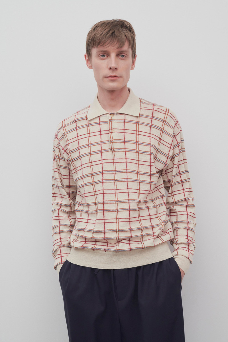 Balthus Polo in Llama and Silk 3