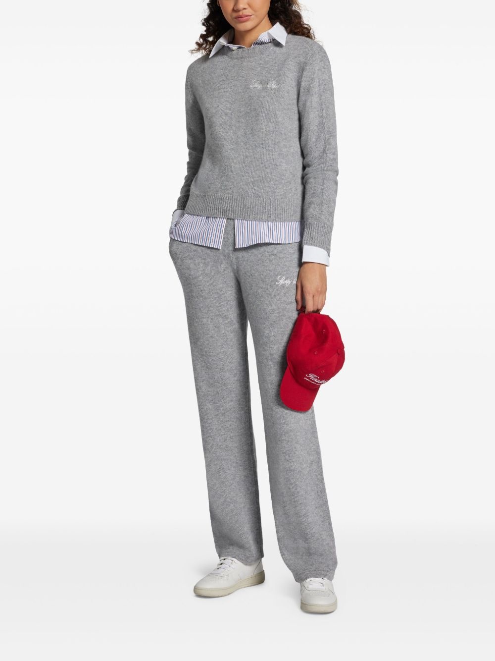 logo-embroidered track pants - 2
