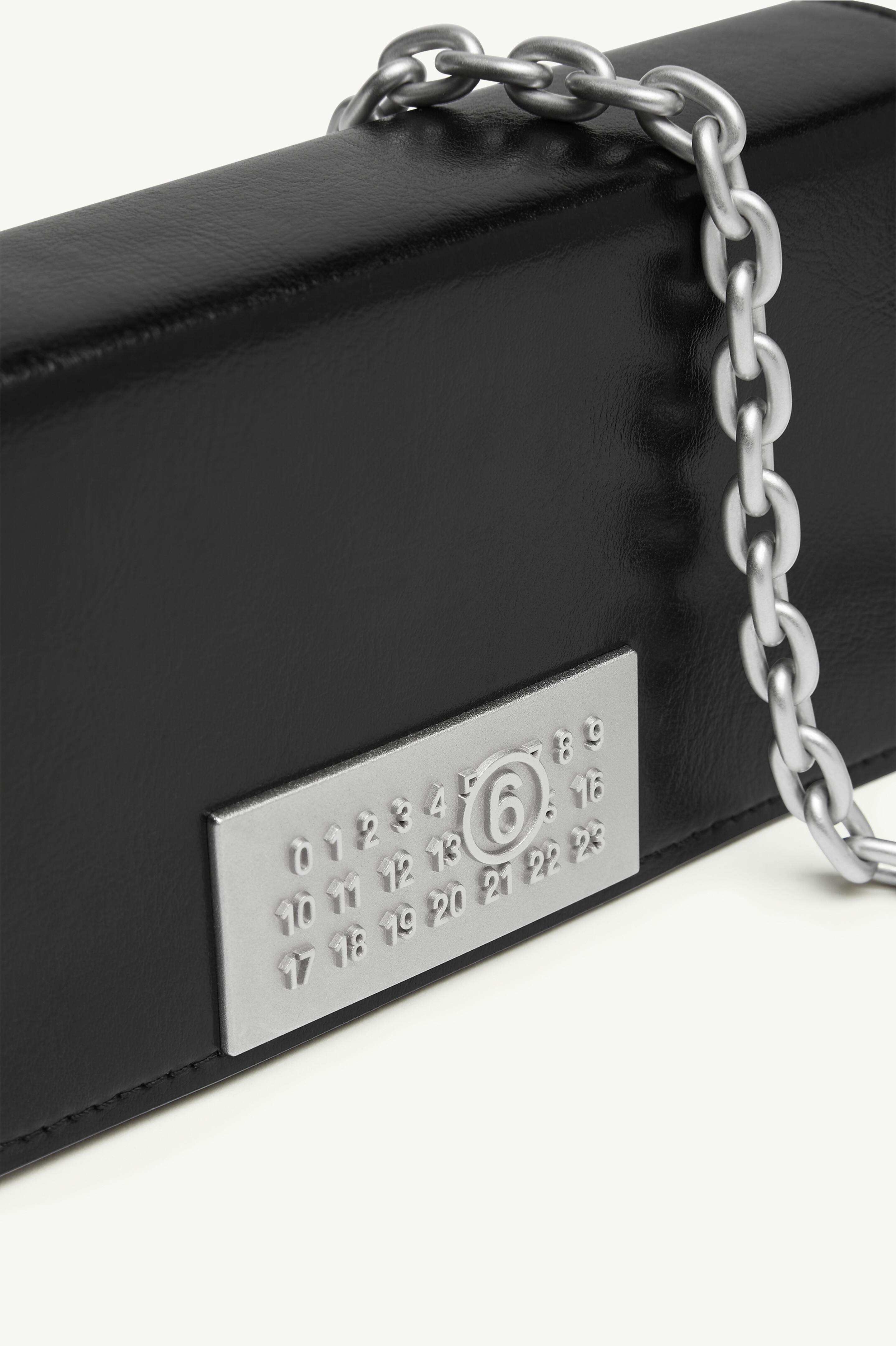【MM6 Maison Margiela】 ORIGAMI 6 CHAIN WALLET MM6 Maison Margiela White & Black Origami 6 Chain Wallet MM6