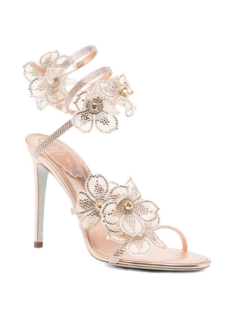 RENE CAOVILLA 105mm Floriane sandals outlook