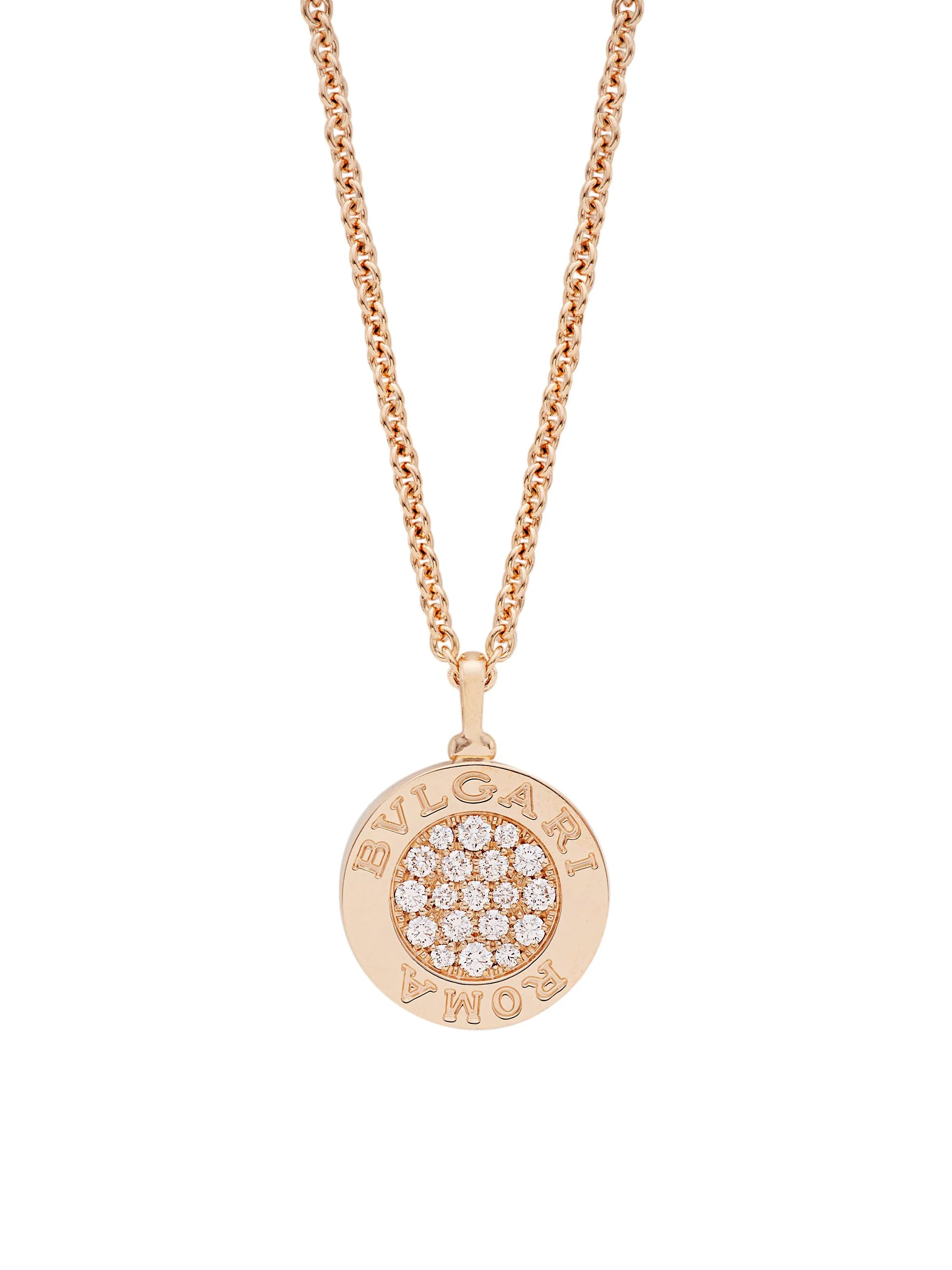 Women's 18K Rose Gold, Mother-Of-Pearl & Diamond Pendant Necklace - 1