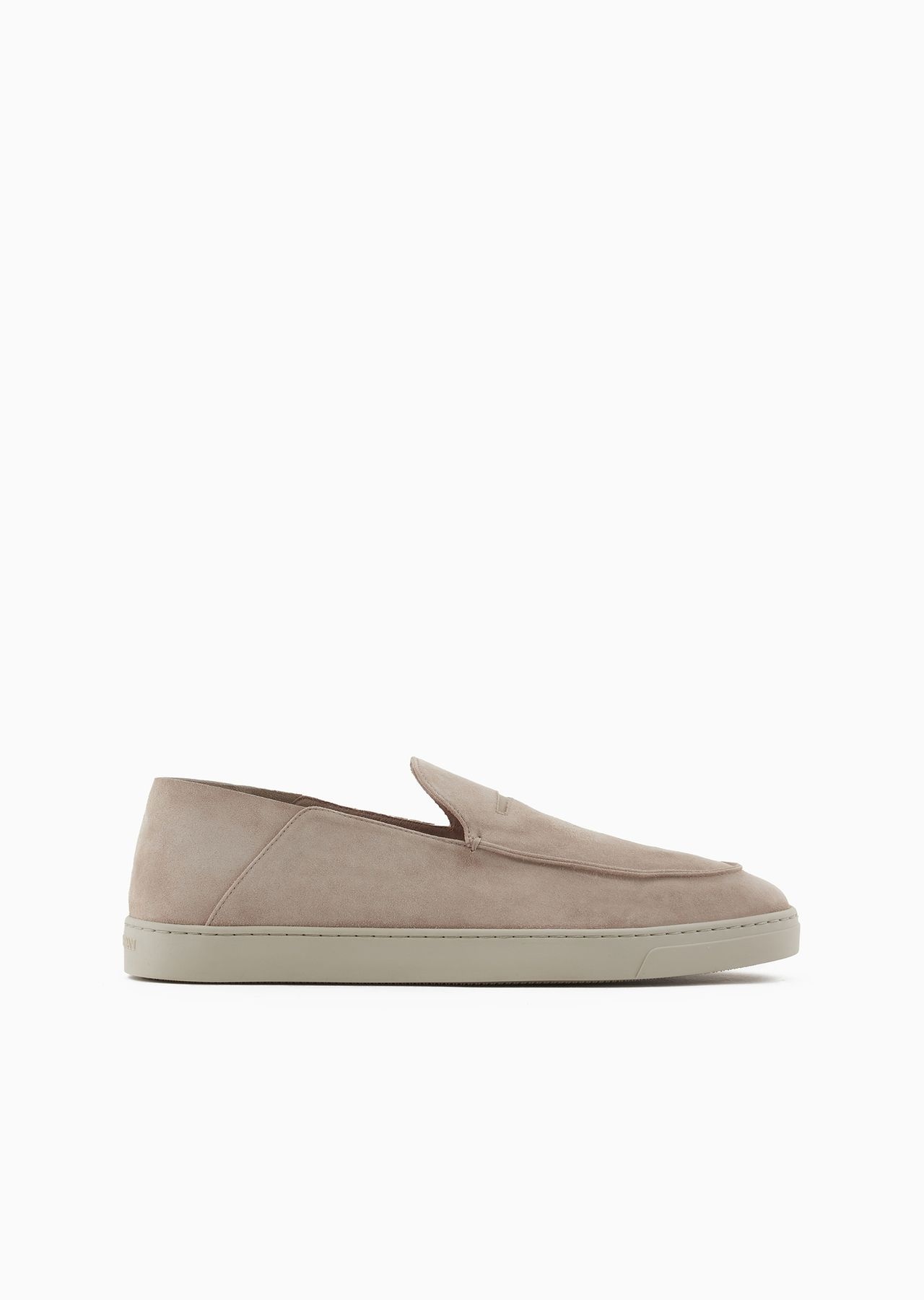 Suede slip-ons - 1