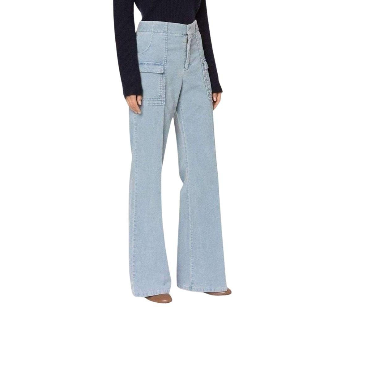 Corduroy Wide Leg Trousers Pants - 4