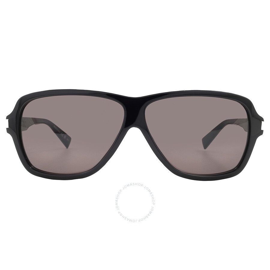 Saint Laurent Dark Grey Square Men's Sunglasses SL 609 CAROLYN 001 62 - 1