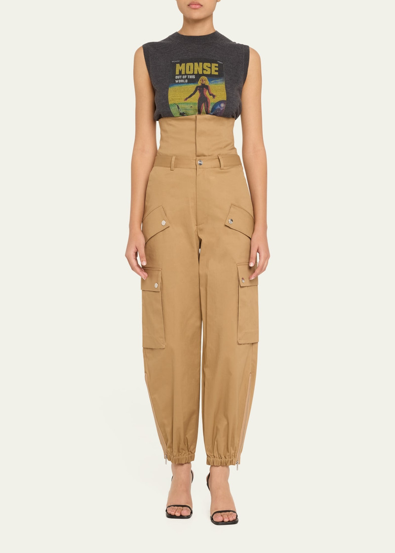 Monse Double Waistband Cargo Pants outlook