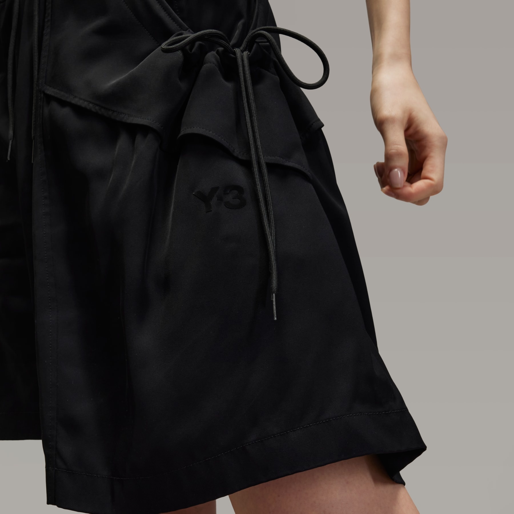 Y-3 Rayon Twill Shorts - 8