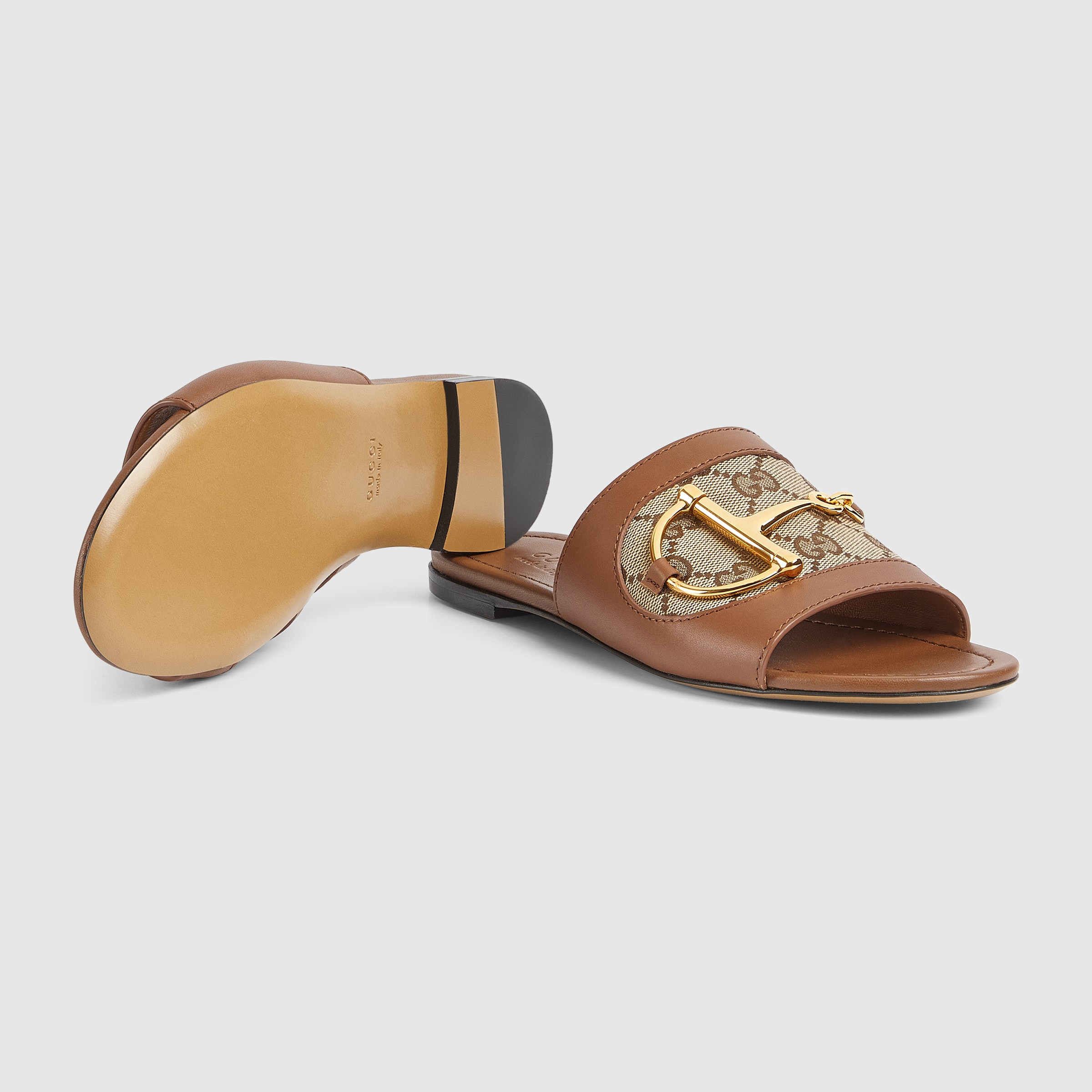 Women's slide sandal with Horsebit - 5