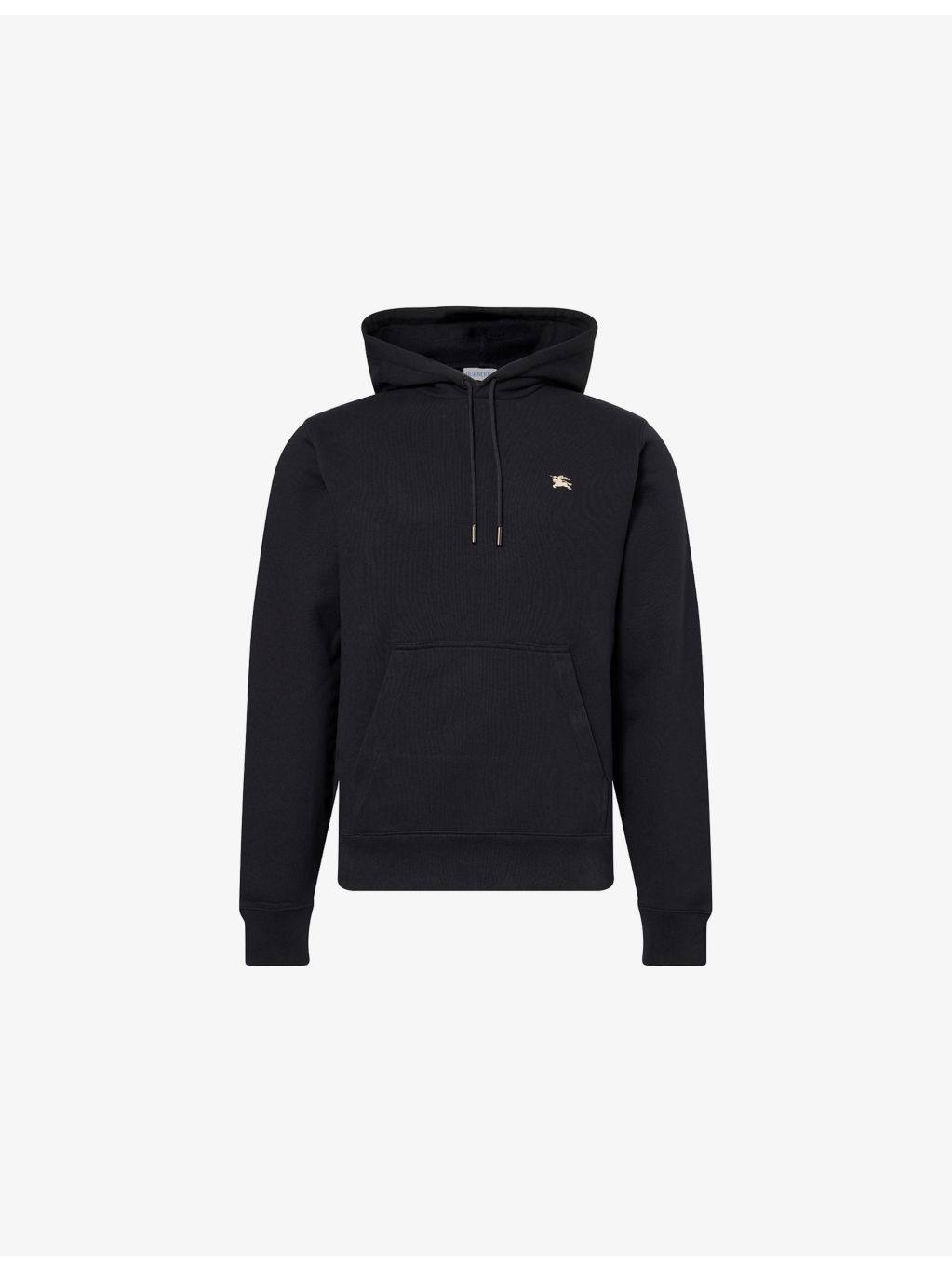Kangaroo-Pocket Brand-Print Cotton-Jersey Hoody - 1