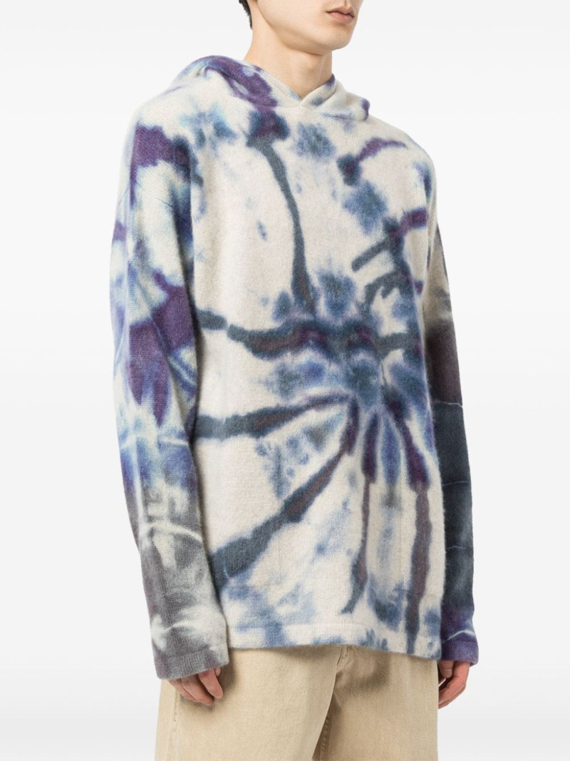 The Elder Statesman tie dye-pattern hoodie outlook