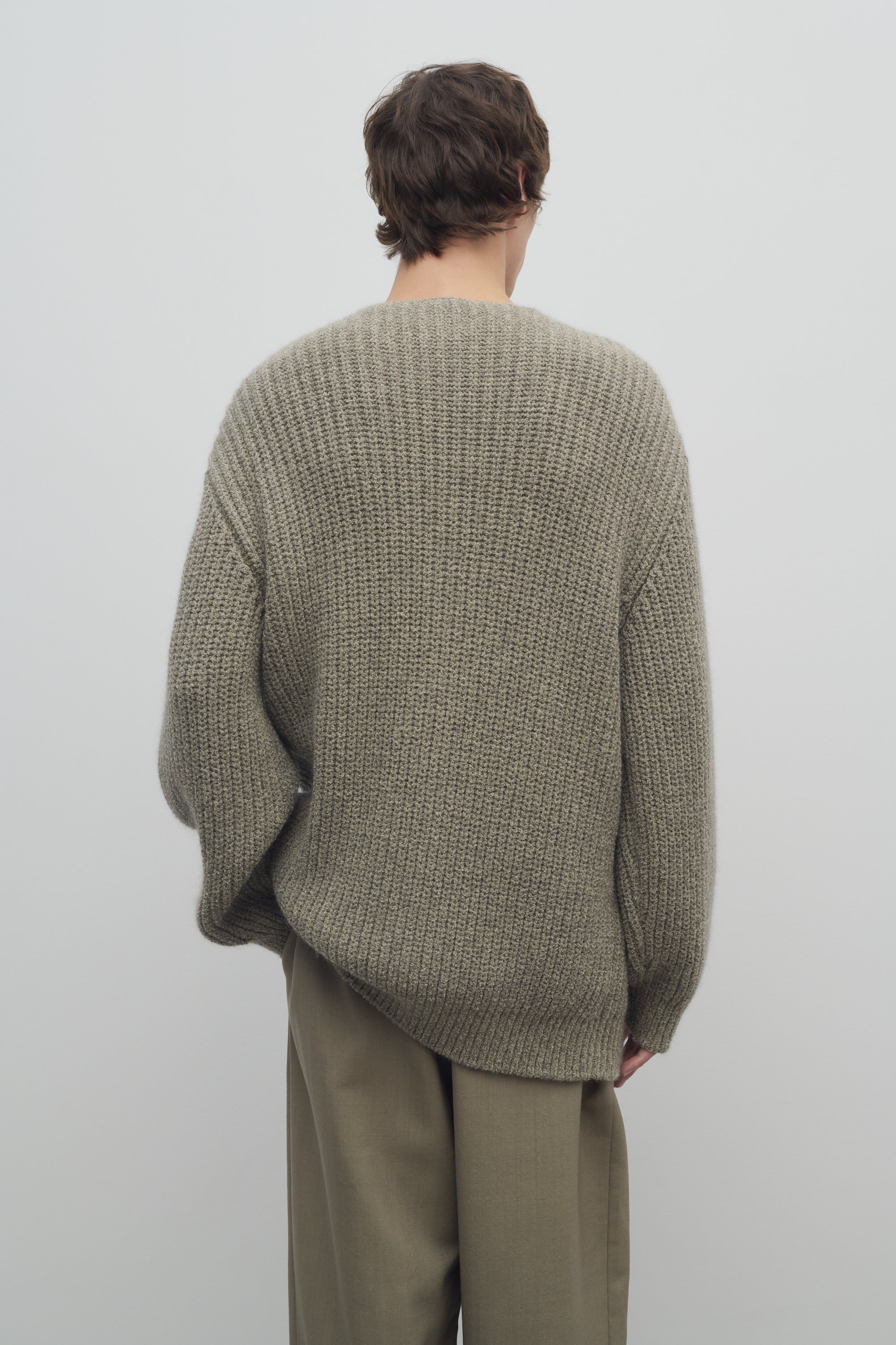 Gert Cardigan in Mohair and Silk - 5