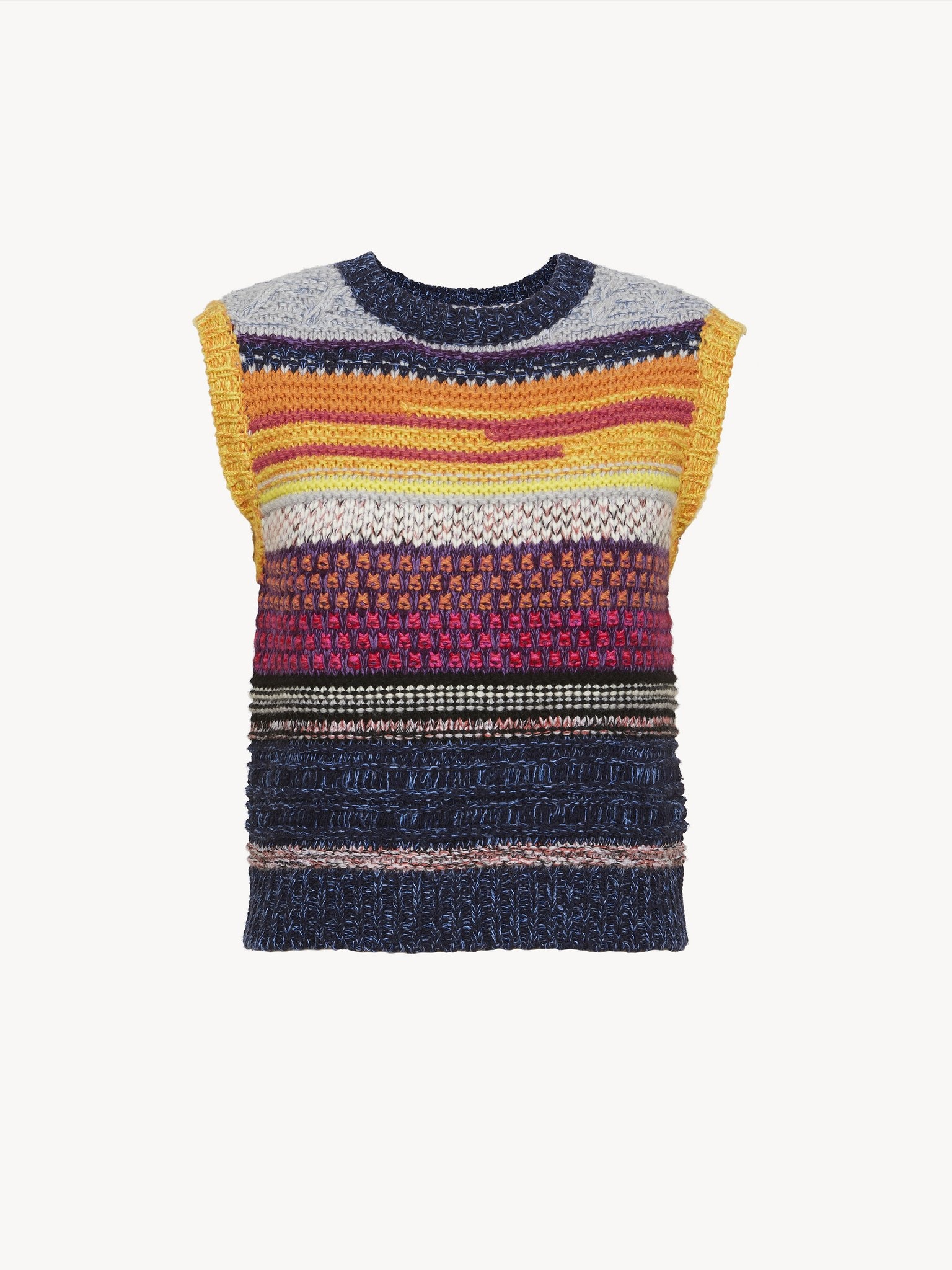 SLEEVELESS SWEATER - 4