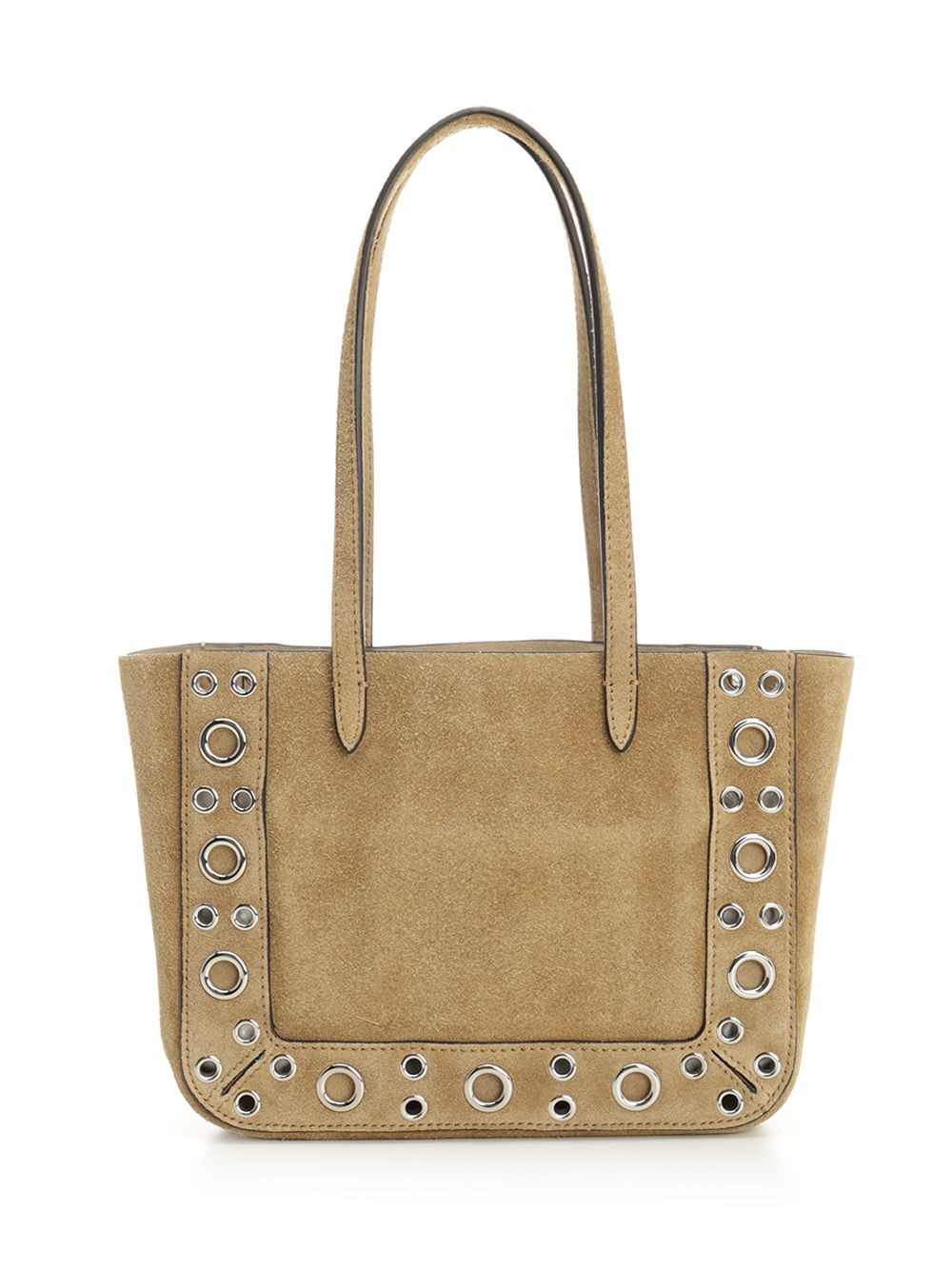 Mini Tote | Nellcote | Frame Suede A./Pall.Multi Studs-Logo Shoulder Bags Brown - 3