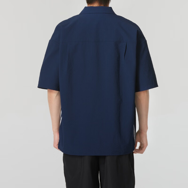 adidas Originals Graphic Shirt Asia Sizing 'Navy Yellow' JI7229 - 3