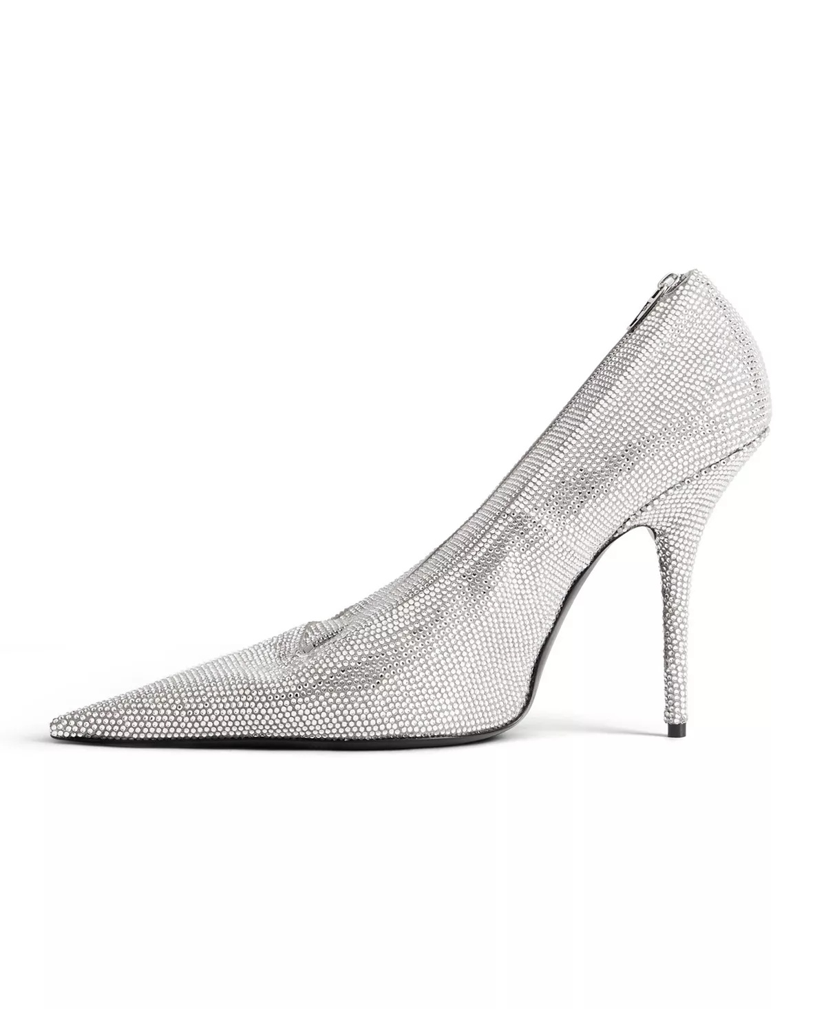 Clutch Knife with Rhinestones Shoe - 5