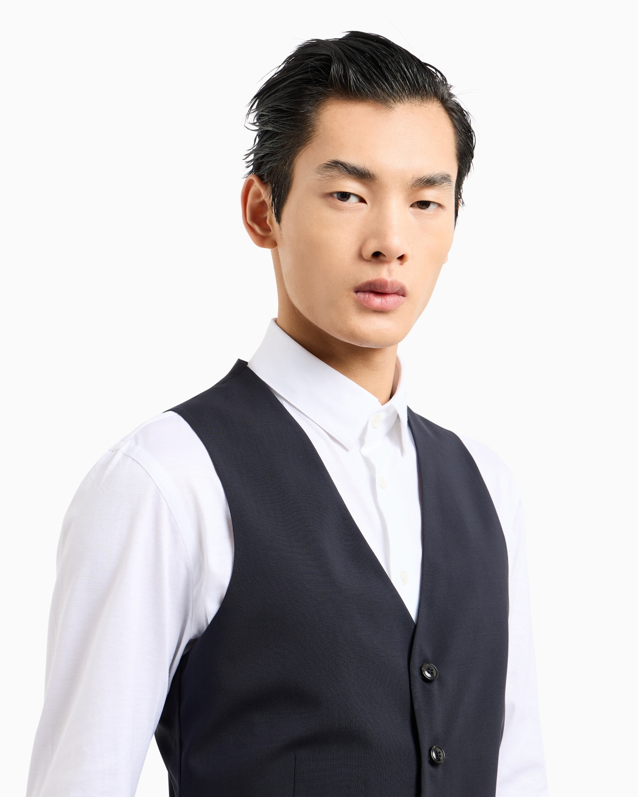 Single-breasted waistcoat in virgin wool - 5