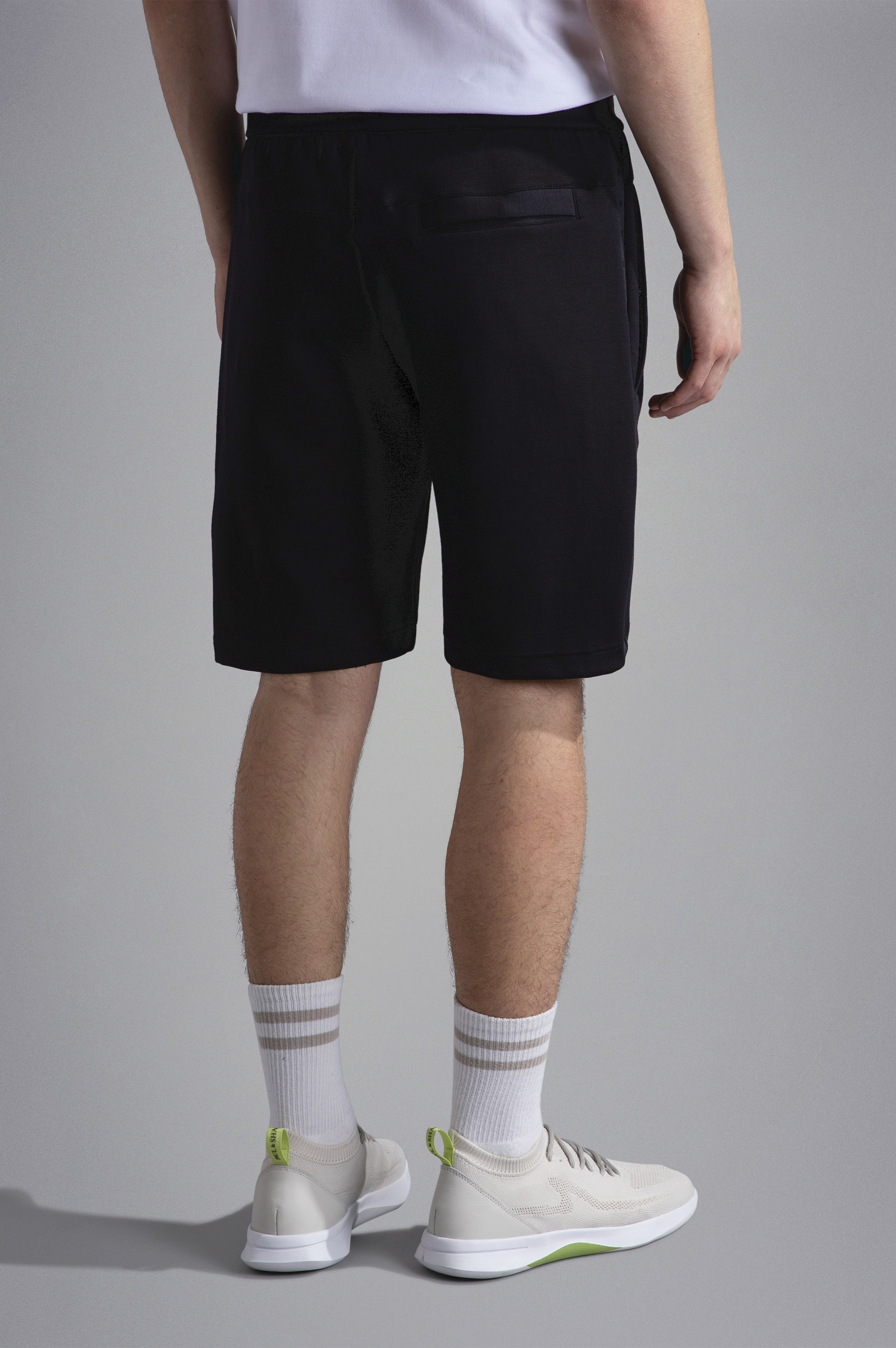 ACTIVE FLEECE COTTON BERMUDA SHORTS - 3