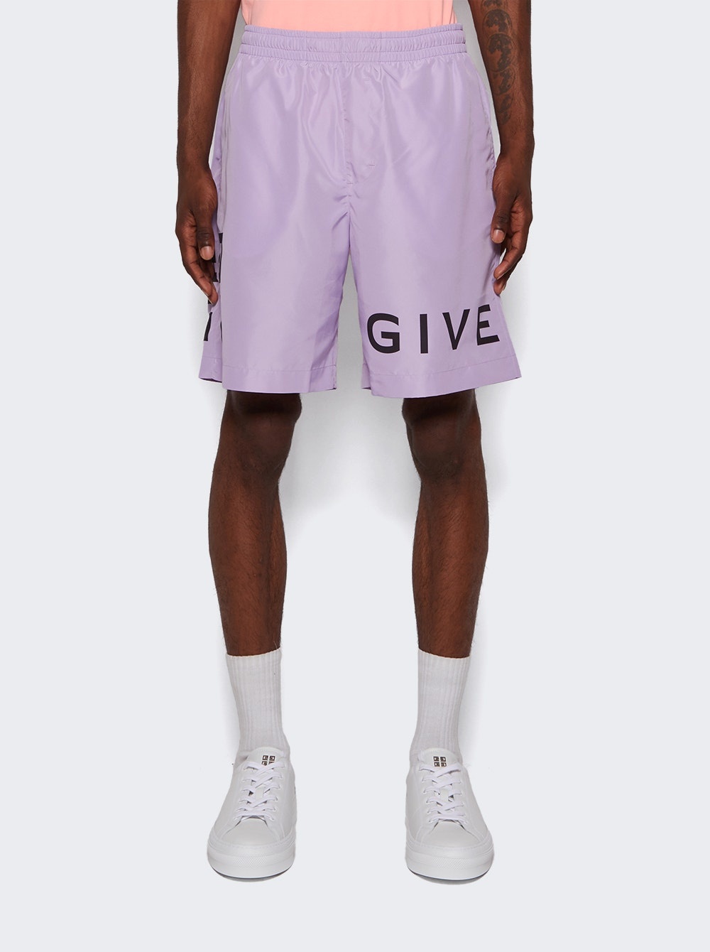 Long Swim Shorts Lilac - 3