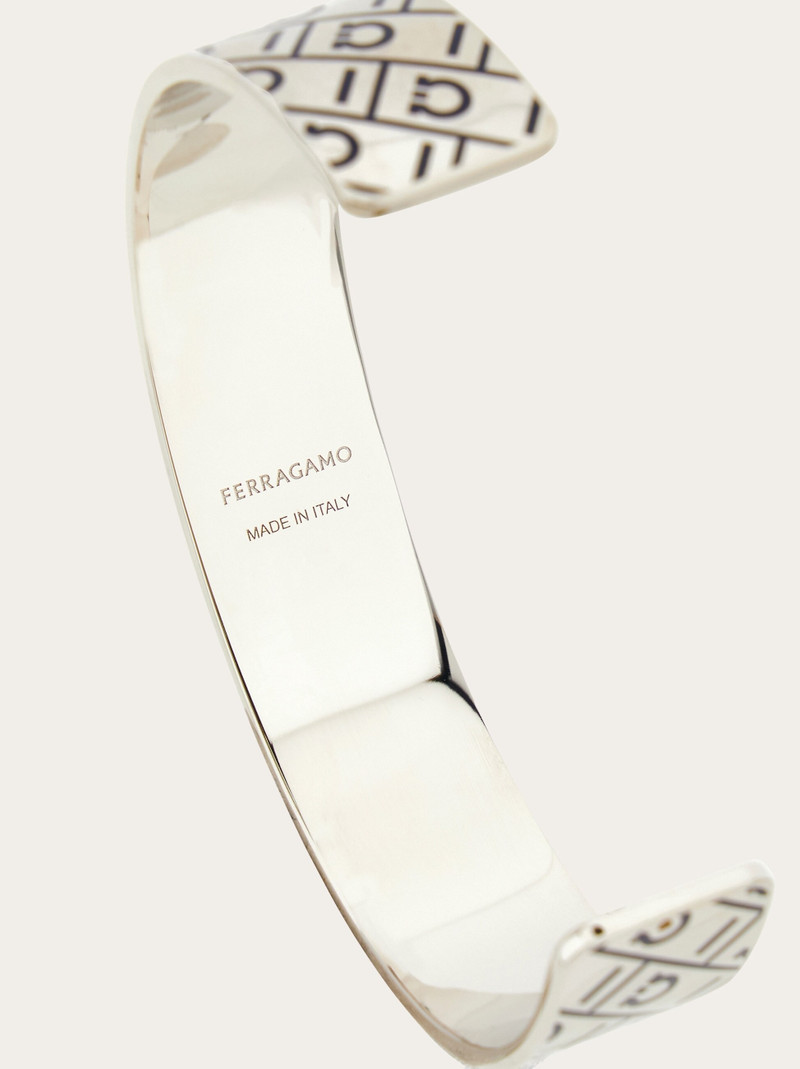 FERRAGAMO Ferragamo monogram bangle - size 19 outlook