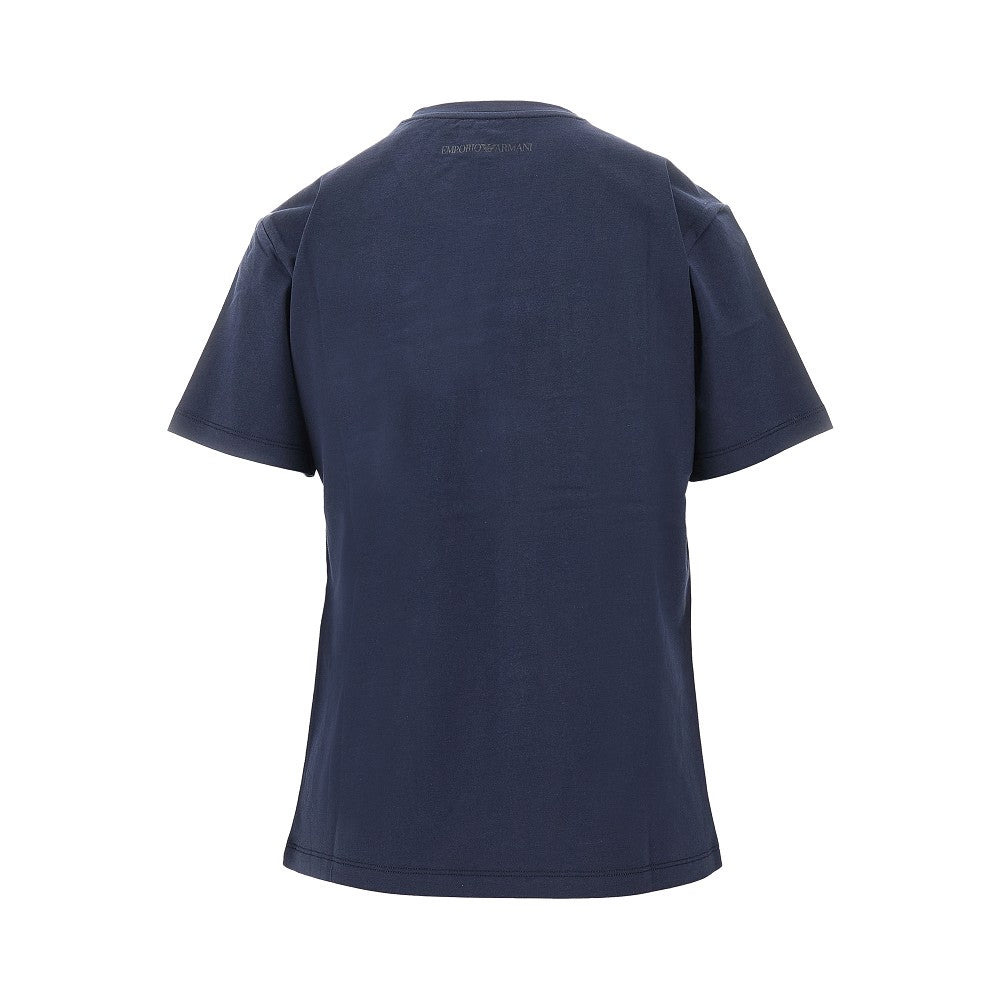 ORGANIC COTTON T-SHIRT WITH LOGO EMBROIDERY - 3