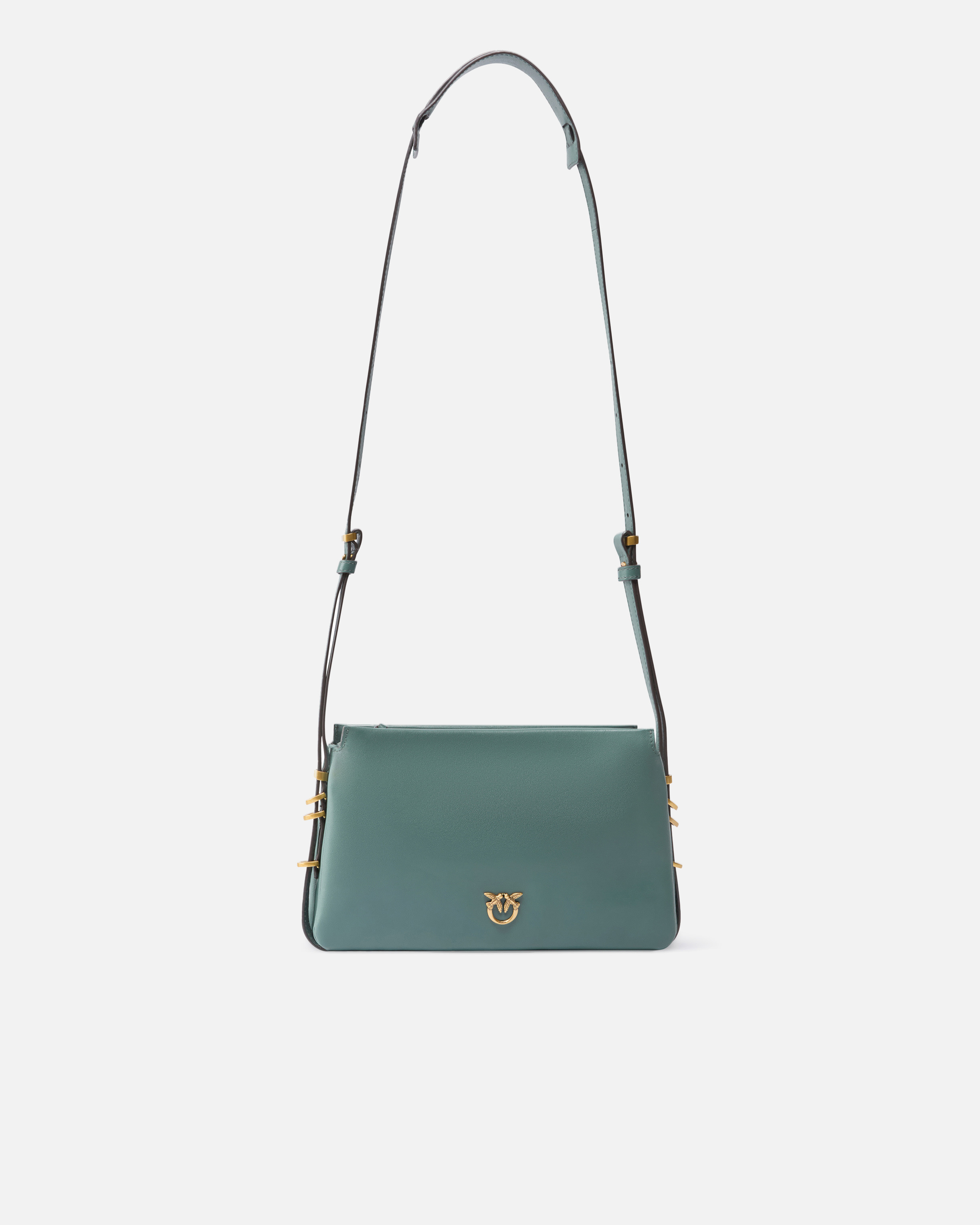 MINI BAG IN SOFT CALFSKIN WITH METALLIC DETAILS - 1