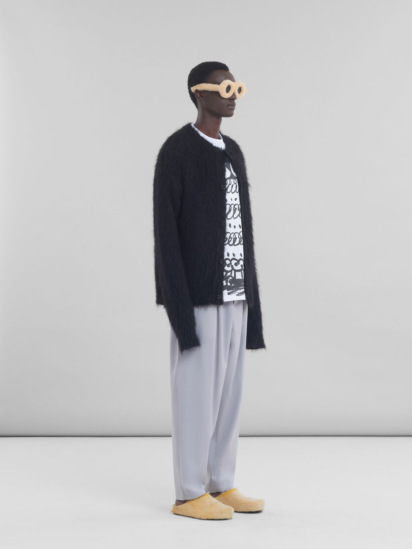 Marni WHITE ORGANIC COTTON T-SHIRT WITH MARNI 30TH