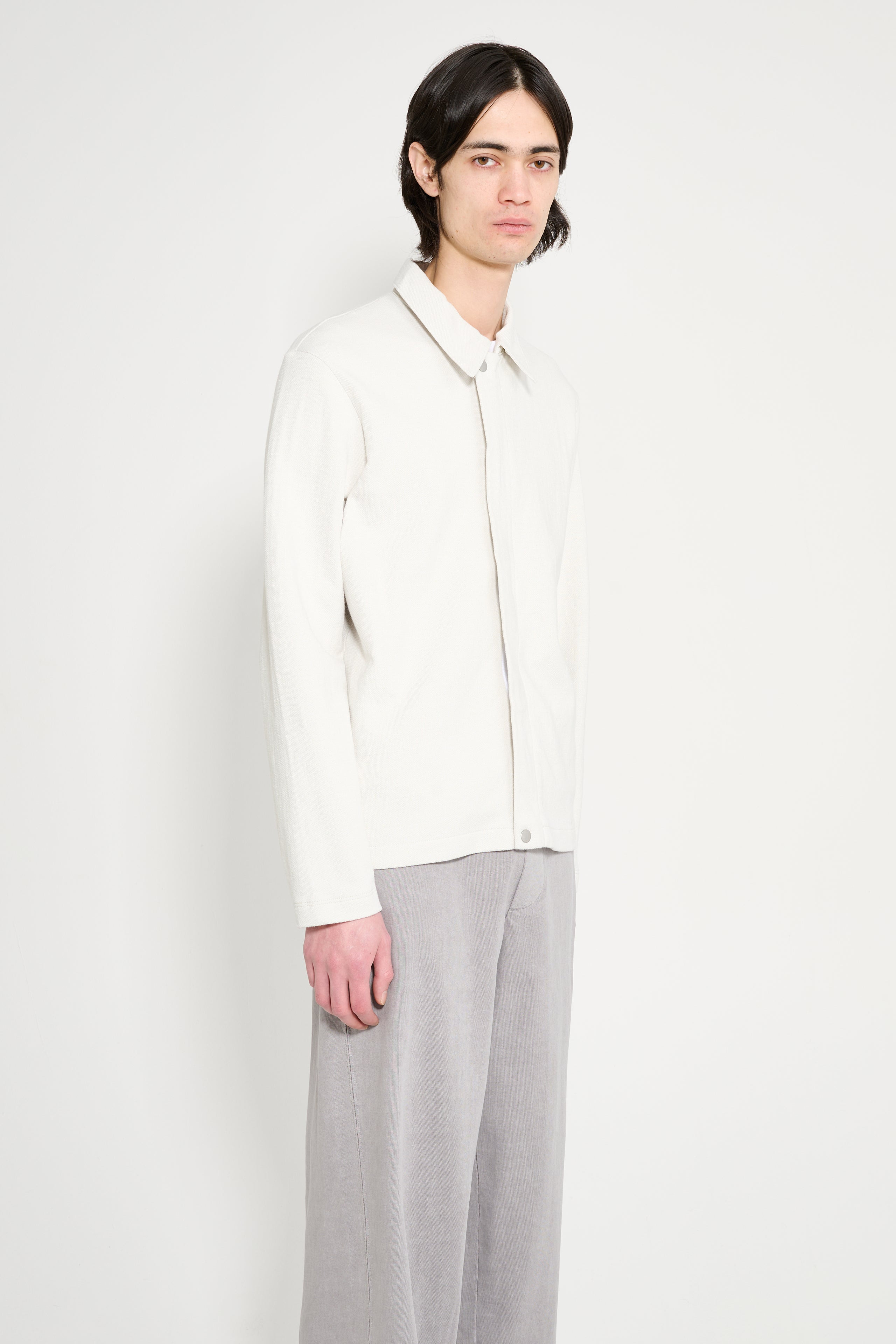 LADY WHITE CO. DOUBLE KNIT JACKET OFF WHITE - 4