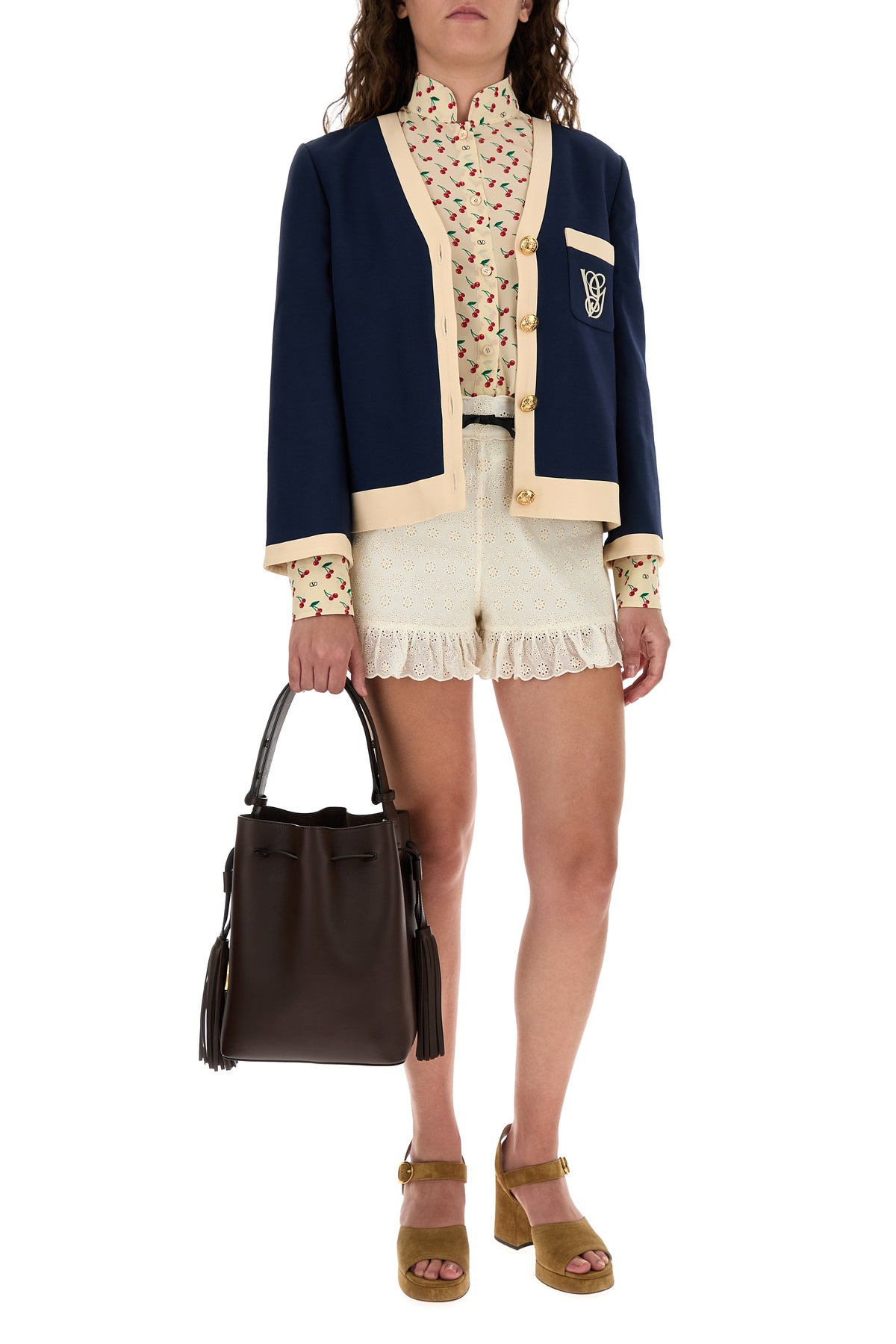 Printed crepe shirt - 6