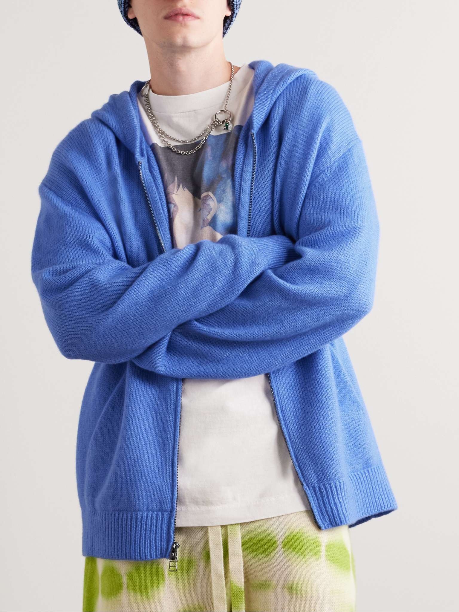 Nimbus Cashmere and Cotton-Blend Zip-Up Hoodie - 4