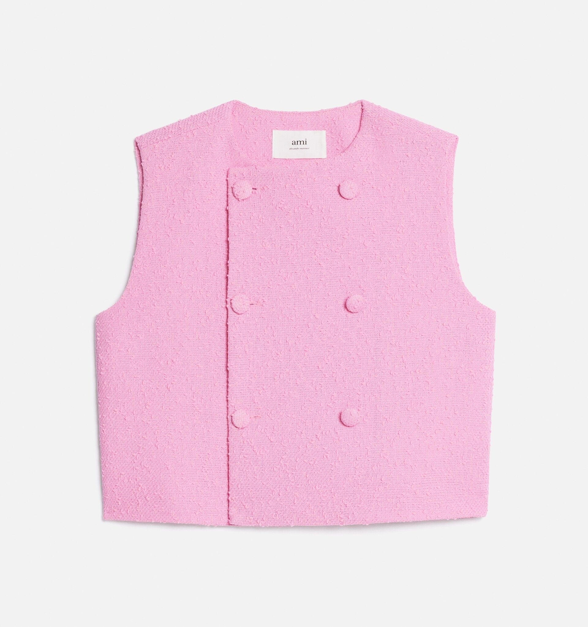 Double Breasted Sleeveless Jacket - 5