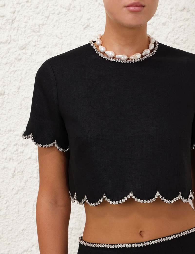 CRUSH SCALLOPED TOP 5