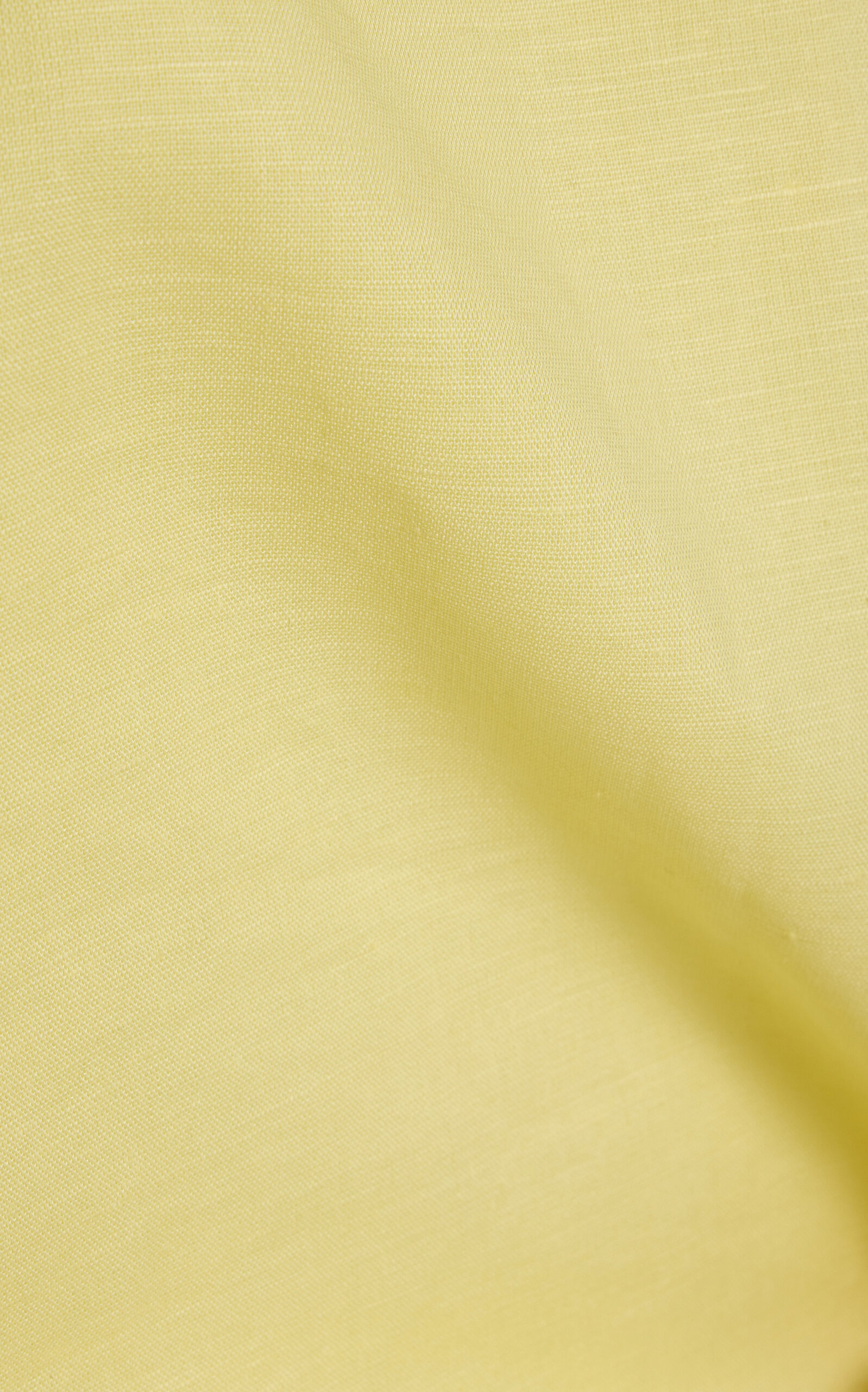 Exclusive Linen-Cotton Mini Shift Dress yellow - 5