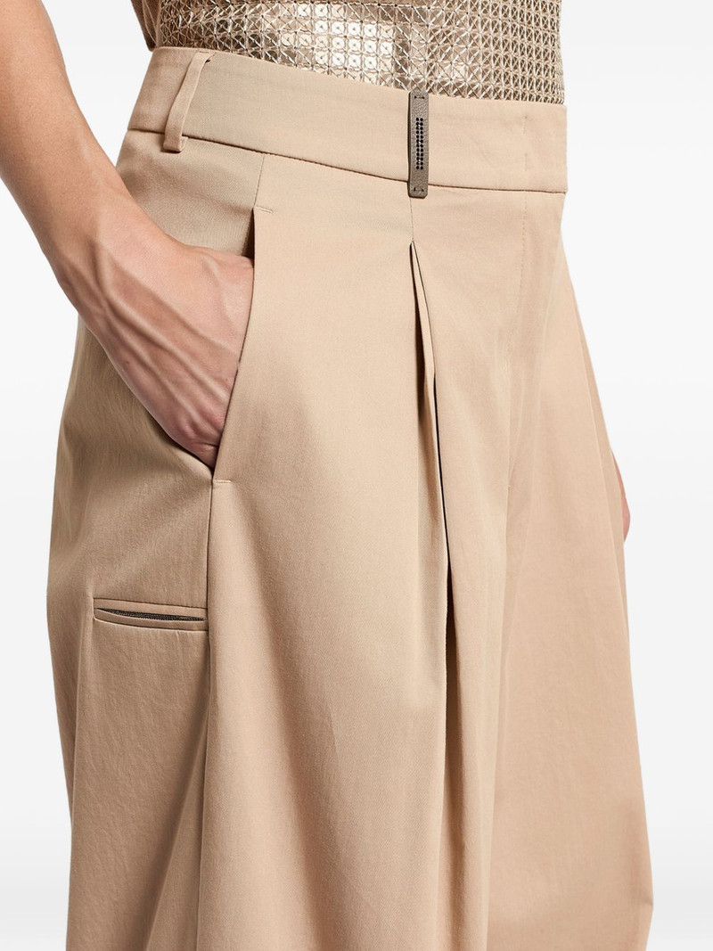 pleated wide-leg trousers 5