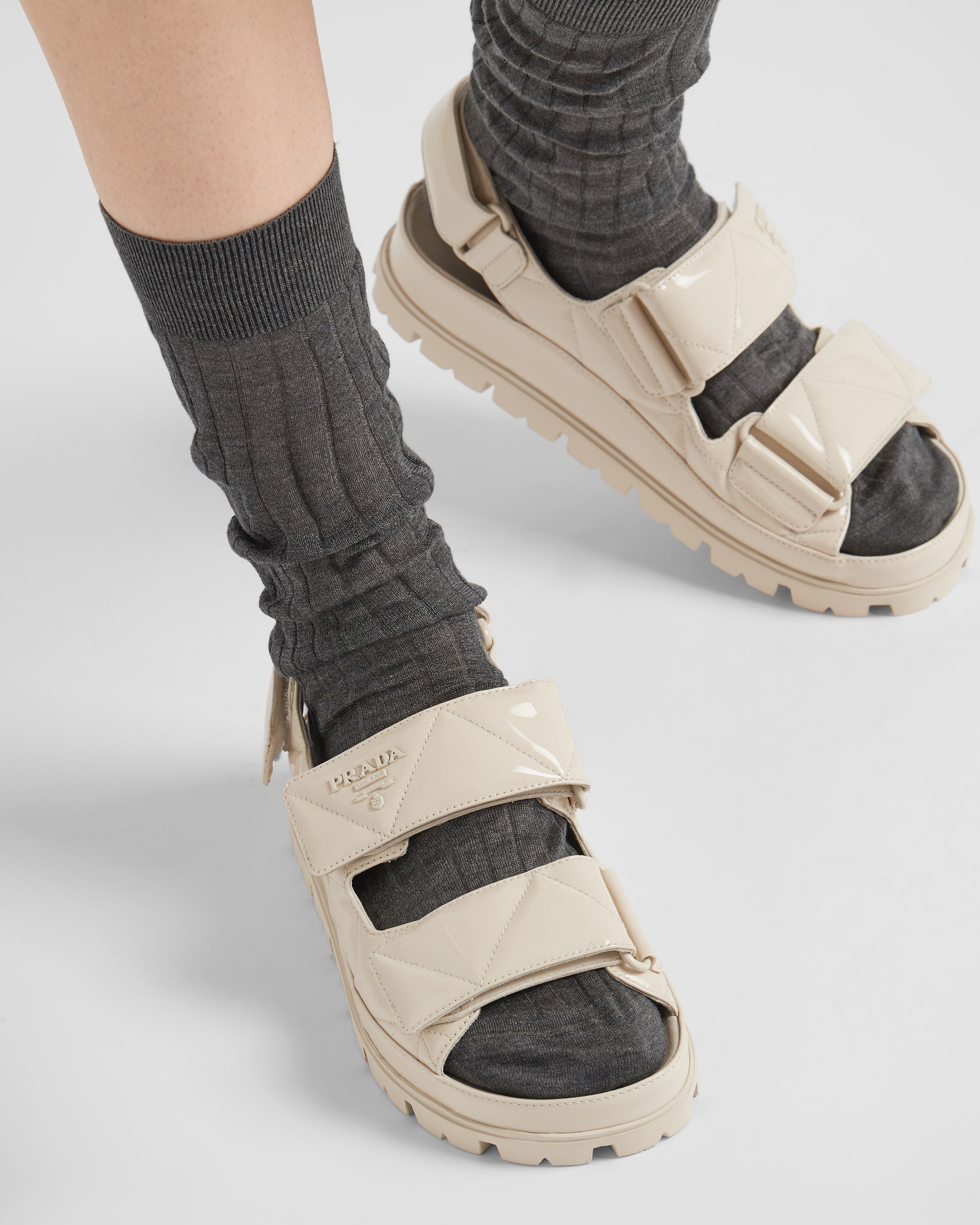 Patent leather sandals - 3