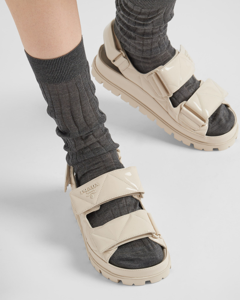 Prada Patent leather sandals outlook
