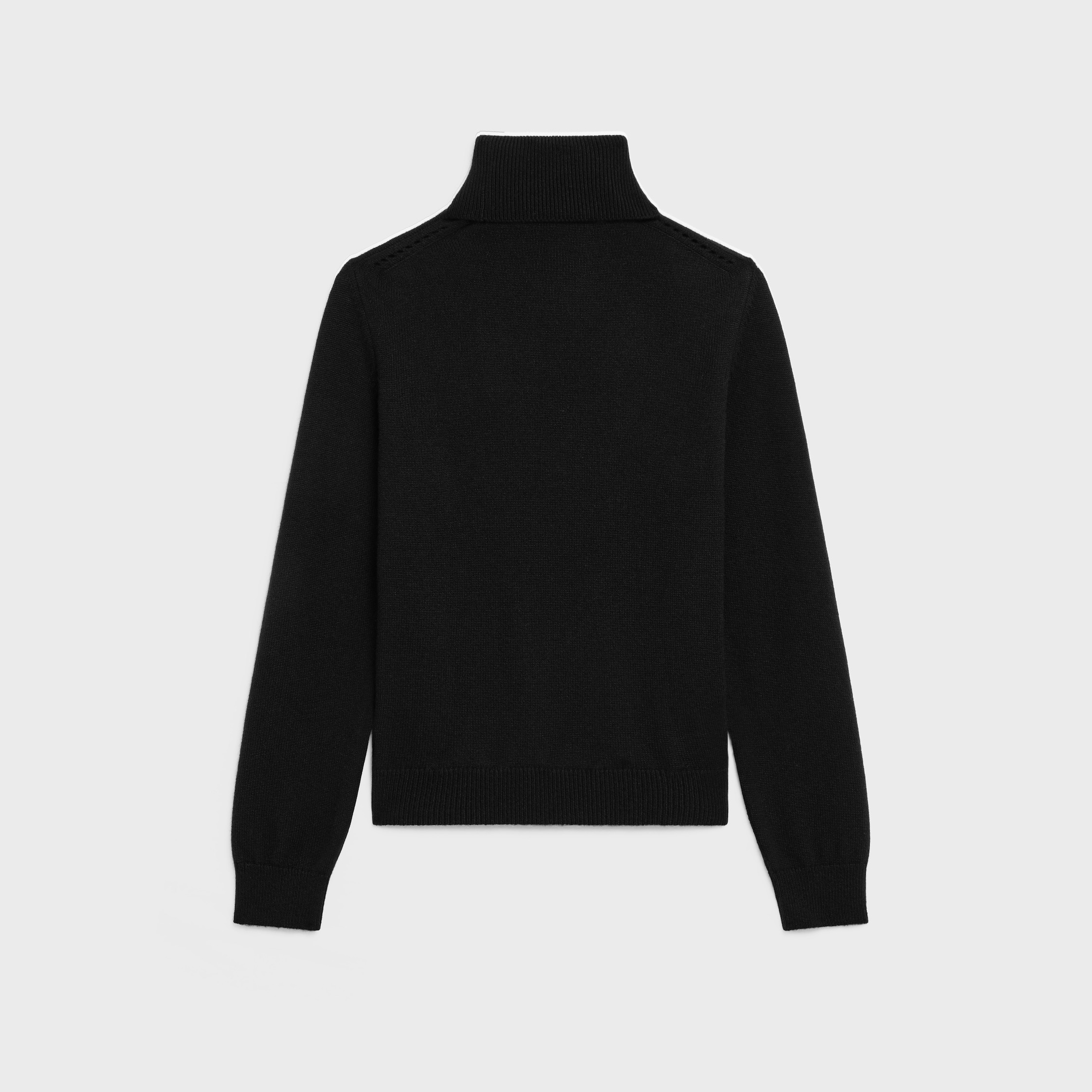 turtleneck sweater in scottish cashmere - 2