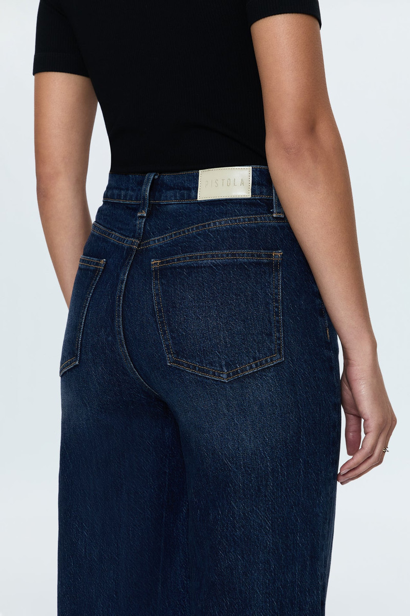 PETITE LANA HIGH RISE ULTRA WIDE JEAN - ELEVATION 4