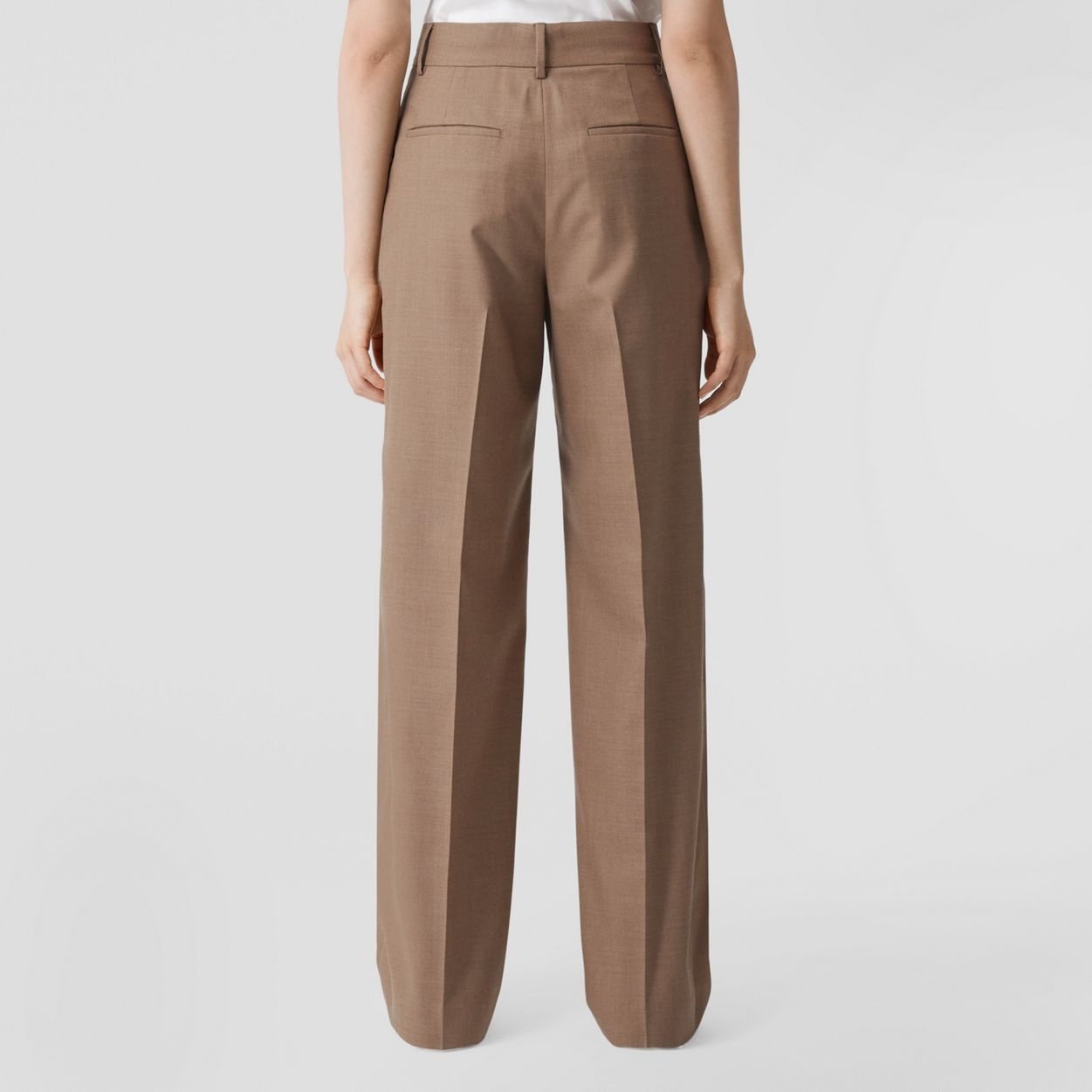 Wool Wide-leg Trousers - 4