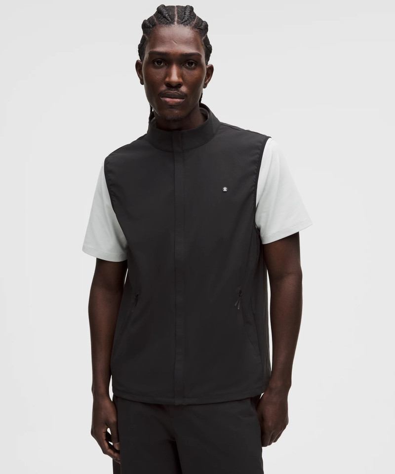 Windproof Full-Zip Golf Vest 1
